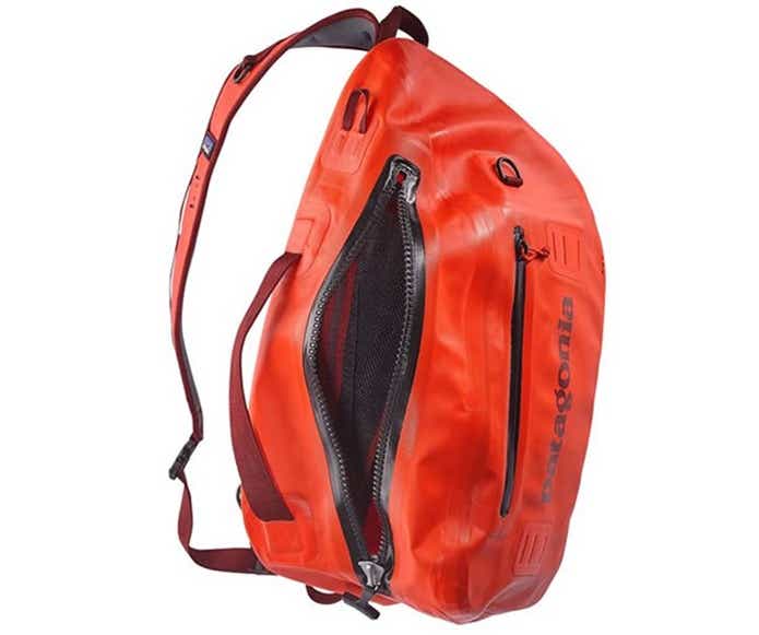 patagonia 渓流釣りショルダーバッグ オレンジ　完全防水 patagonia 渓流釣りショルダーバッグ オレンジ完全防水