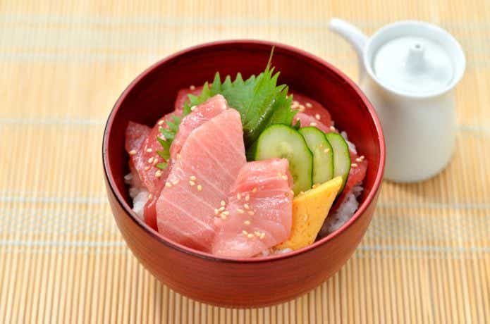 ミナミマグロのどんぶり