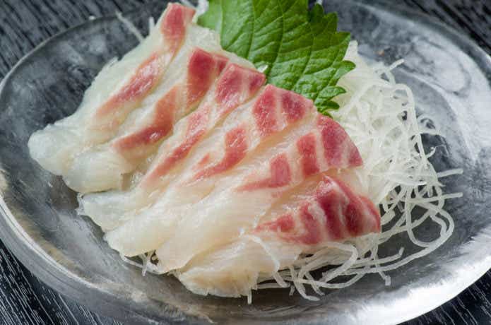 熟成した魚の刺身