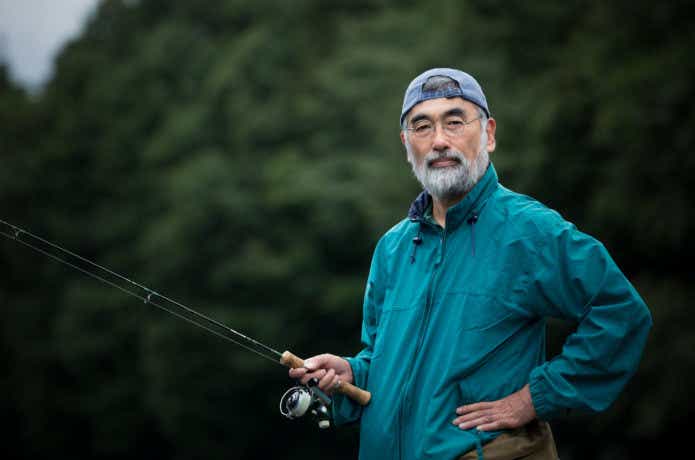 1人の釣り人
