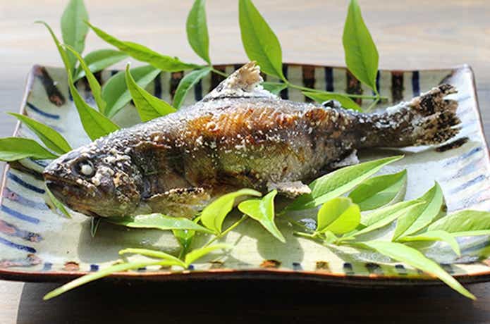 あまごの塩焼き