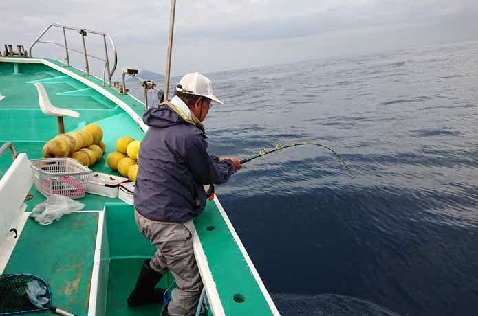 龍正丸で釣り