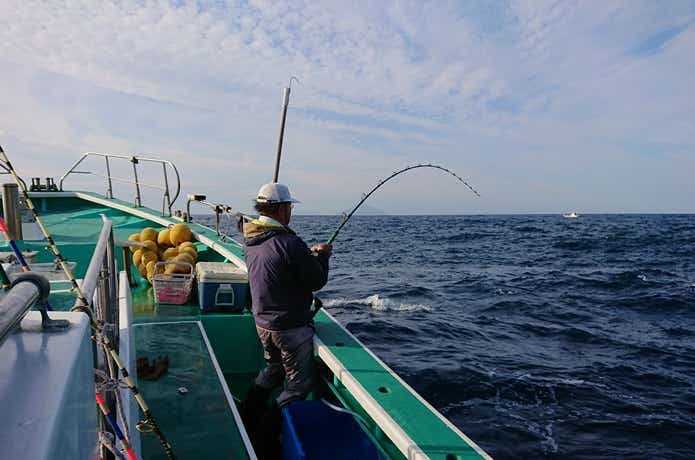 龍正丸で釣り