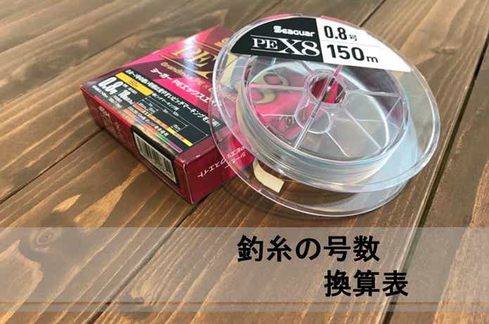 釣り糸（ライン）の号数とポンドについて。太さの規格について