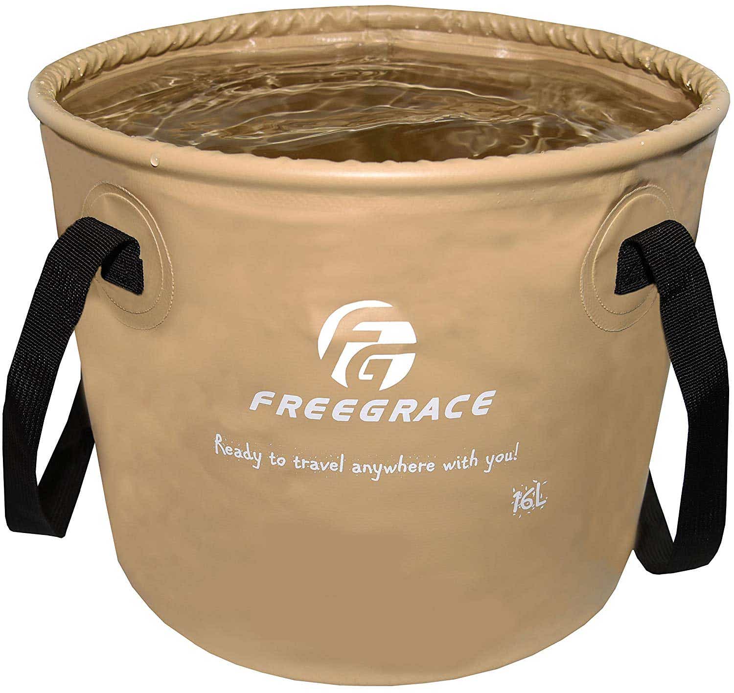Freegrace 折りたたみ式 バケツ