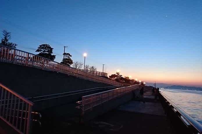 神戸空港釣りの画像