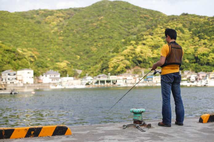 海釣りの画像