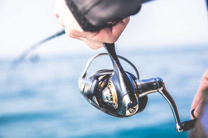 海のルアー釣りの画像