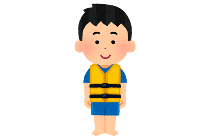ライフジャケットのイラスト