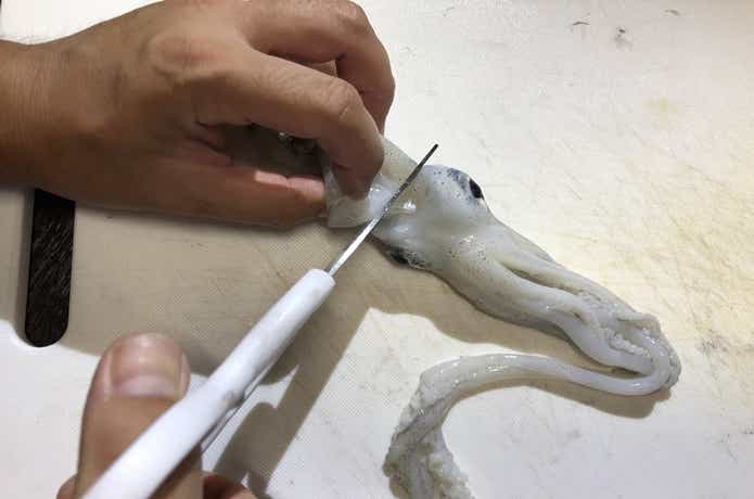 目を取り除く