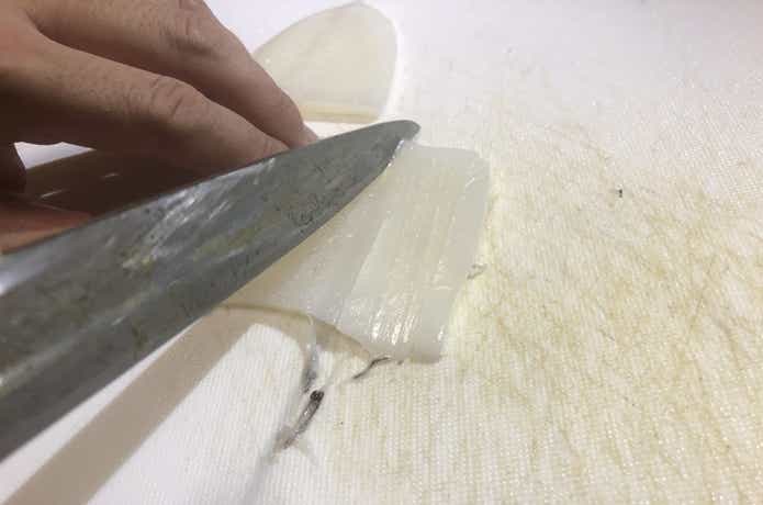 アオリイカ 塩辛 自作