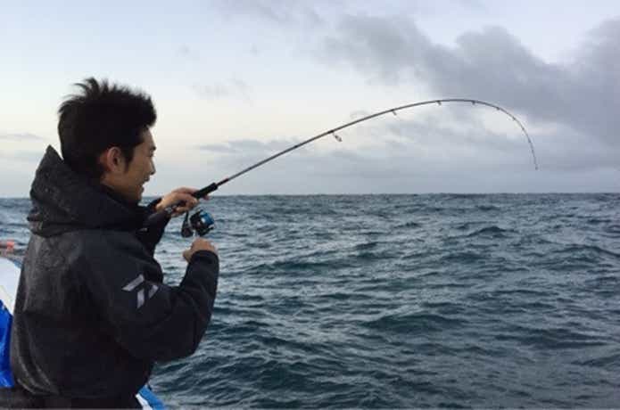長栄丸での釣りシーン