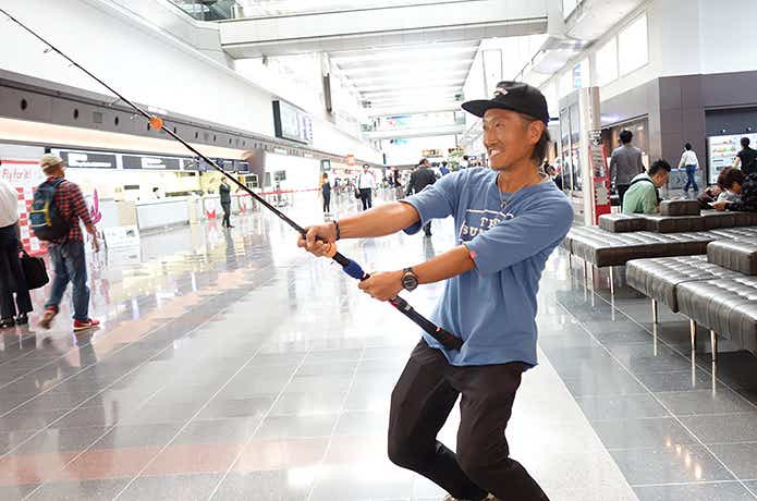 羽田空港にて