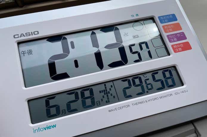検証6時間後