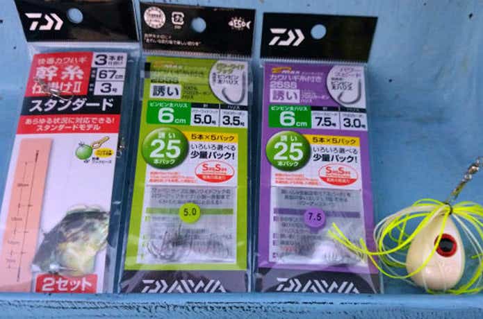 カワハギの仕掛け