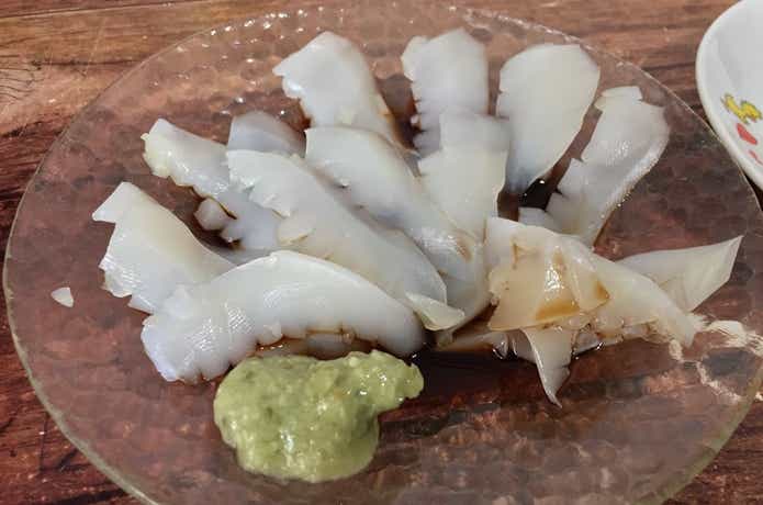 コウイカの刺身