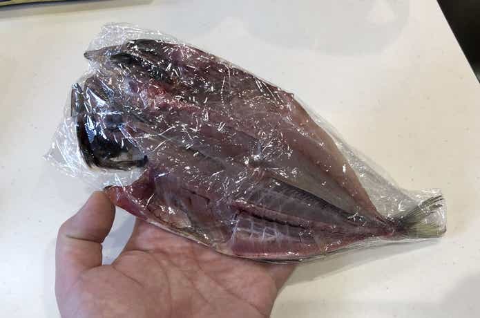 自家製干物の作り方のレシピ　冷凍保存
