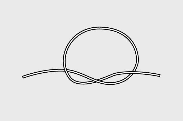 ループノット 手順1