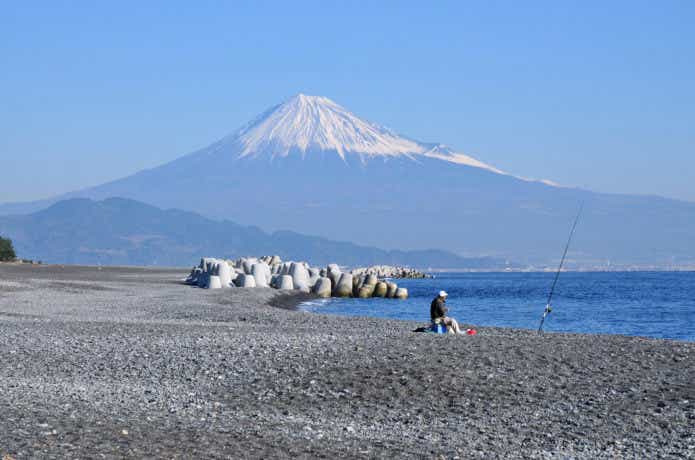 三保海岸の釣り