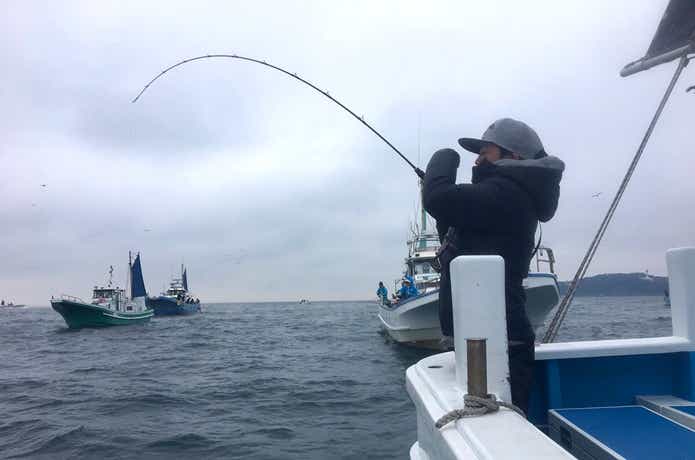 ルアー釣りのアワセ