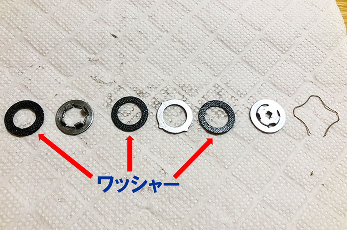 リールのメンテナンスの画像