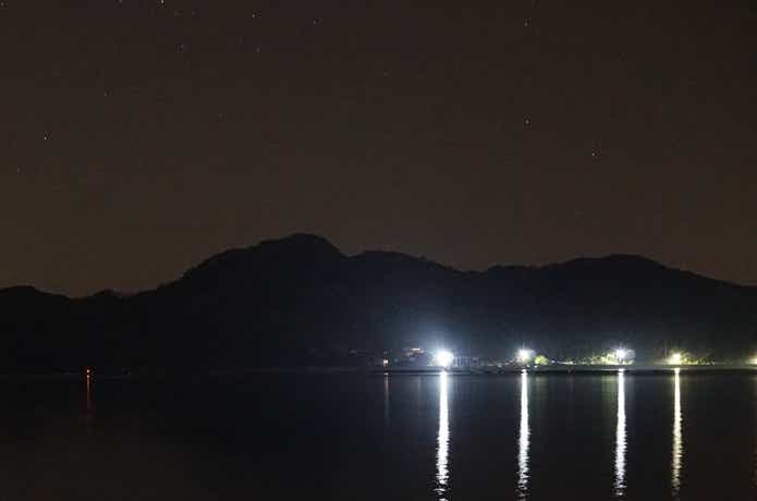 夜釣り