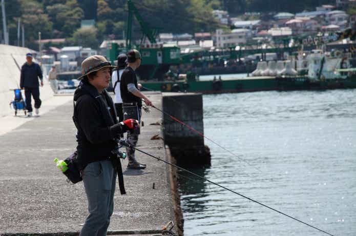 ゴールデンウィークの釣りの画像