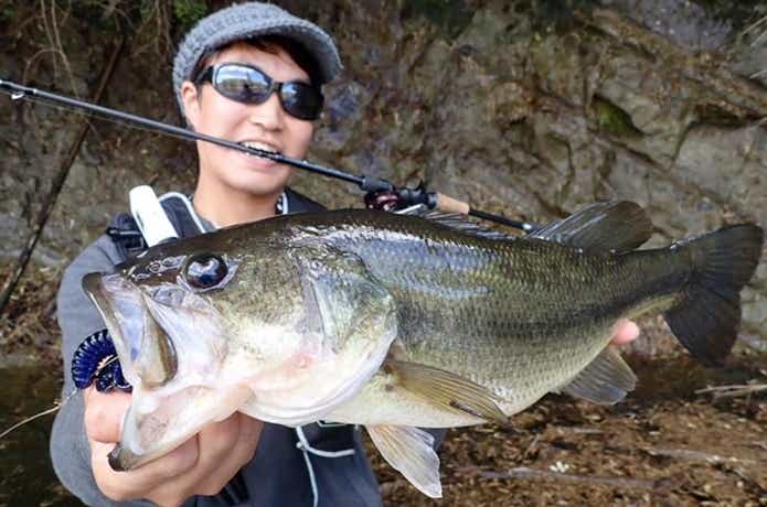 三島湖でバス釣り