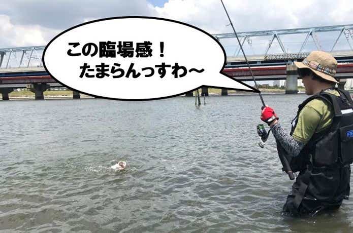 シーバス　えら洗い