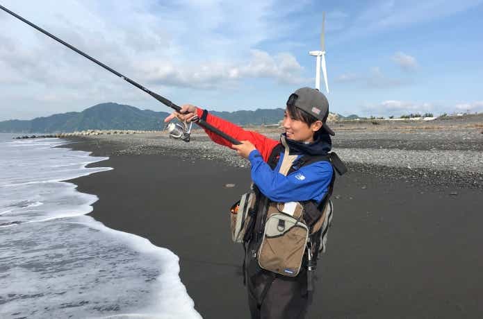 サーフで釣り