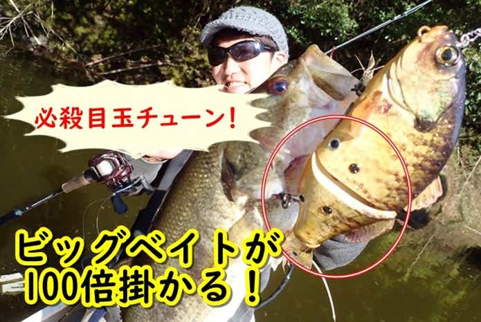秘技【目玉・寄生獣チューン】でビッグベイトが100倍釣れるよう