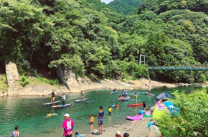 神奈川の川遊び