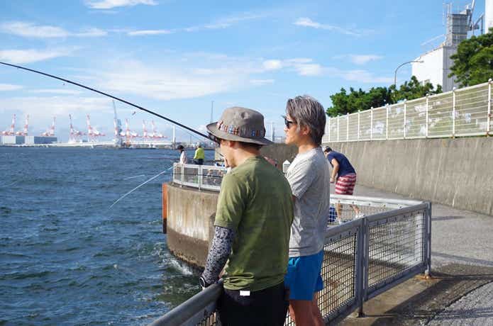 海釣りの画像