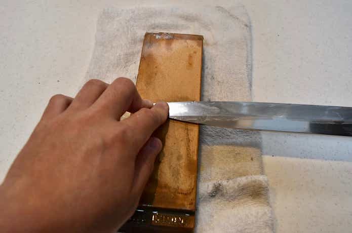 柳刃包丁の研ぎ方