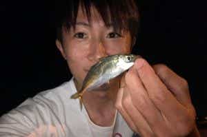 豆アジ釣り