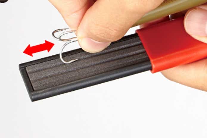 フックシャープナーの動かし方