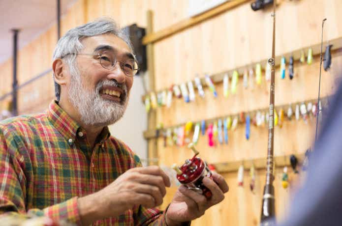 釣具屋の画像