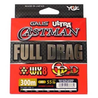 YGK ガリス ウルトラキャストマン ＦＵＬＬ ＤＲＡＧ ＷＸ８ＧＰ−Ｄ