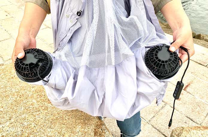釣り場で着用者激増中！ファン付きウェアが釣り人の新