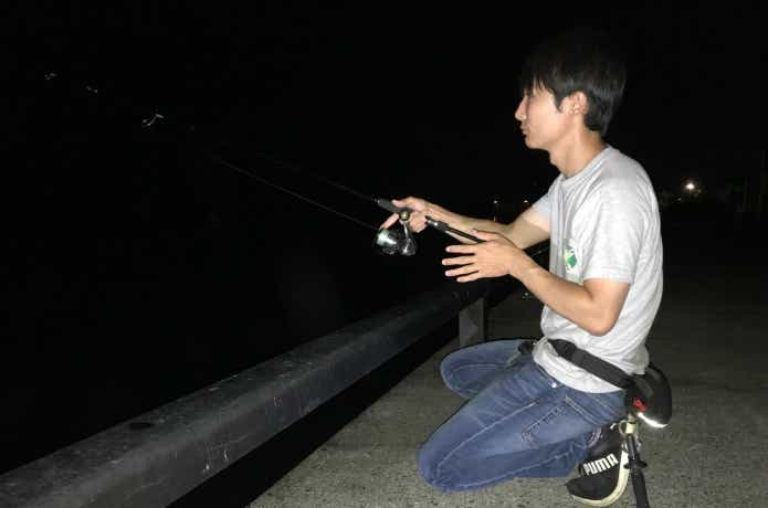 タチウオの夜釣り