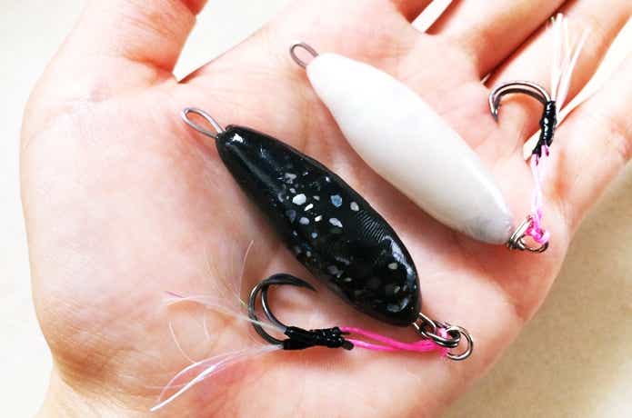 プラスチック粘土でルアー作り