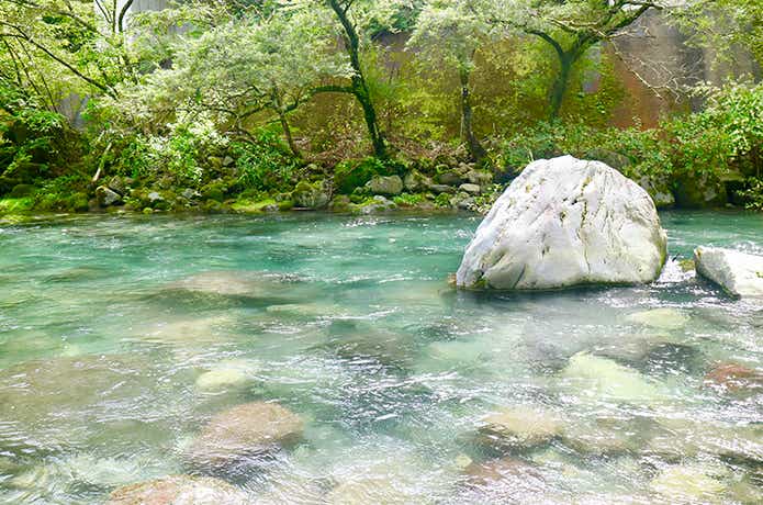 渓流釣りのフィールド
