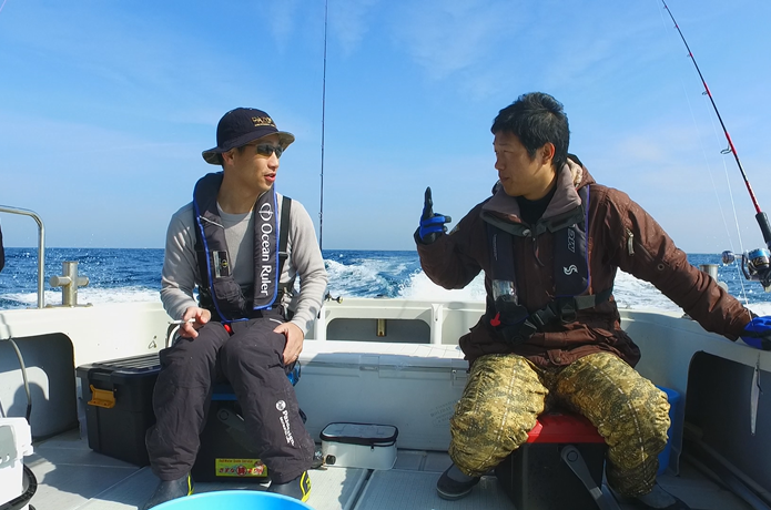 船の釣り座の画像