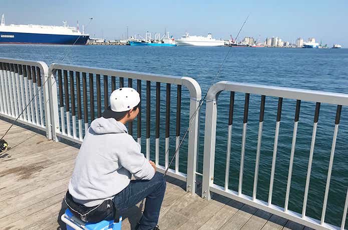 釣り中