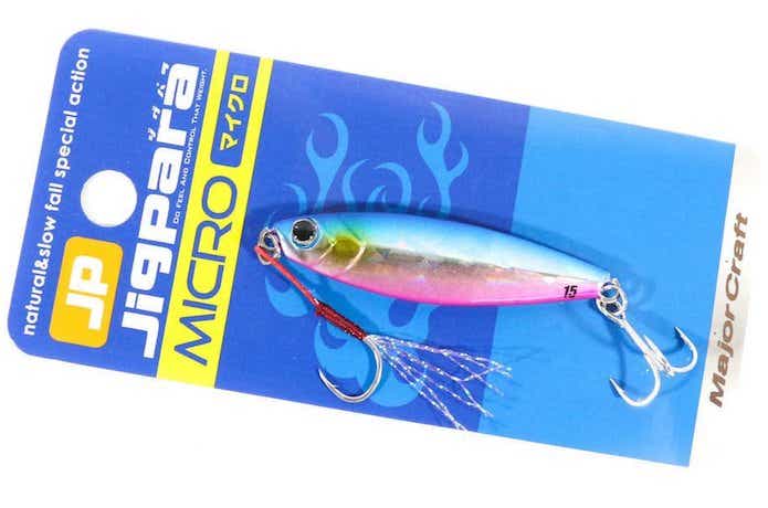 マイクロかめジグ メジャークラフトの【ジグパラ マイクロ】は狙える魚種が豊富な