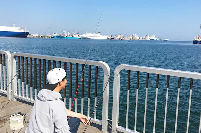 釣り中