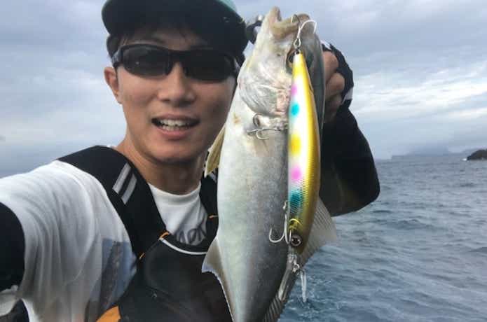 神津島で釣れたショゴ