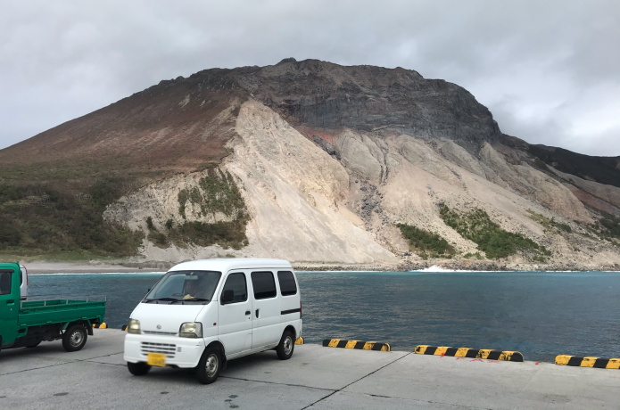 神津島の港