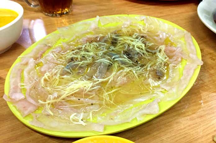 バラマンディの刺身