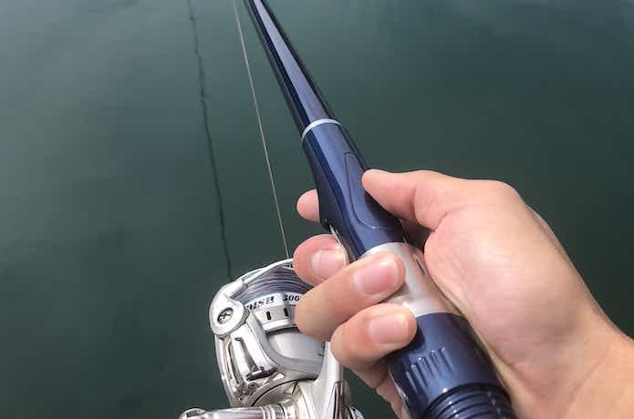 海上釣り堀の画像